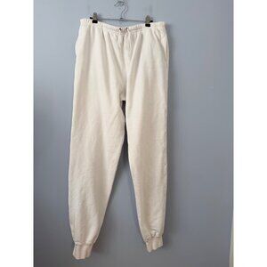 Vintage 90s Polo By Ralph Lauren Mens XL White Jogger Sweatpants